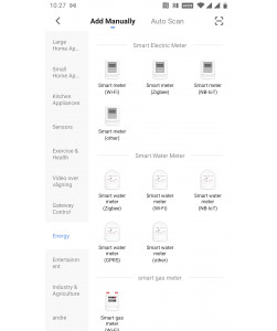 Tuya/Smart Life App - tilmeld energimåler (eller autoscan)