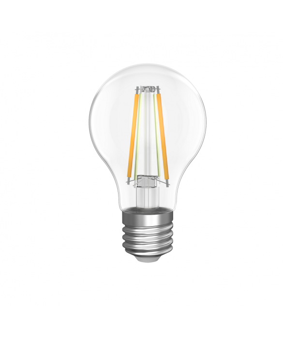 Dæmpbar LED filamentpære med gyldent/hvidt lys (WiFi) til Tuya/Smart Life App